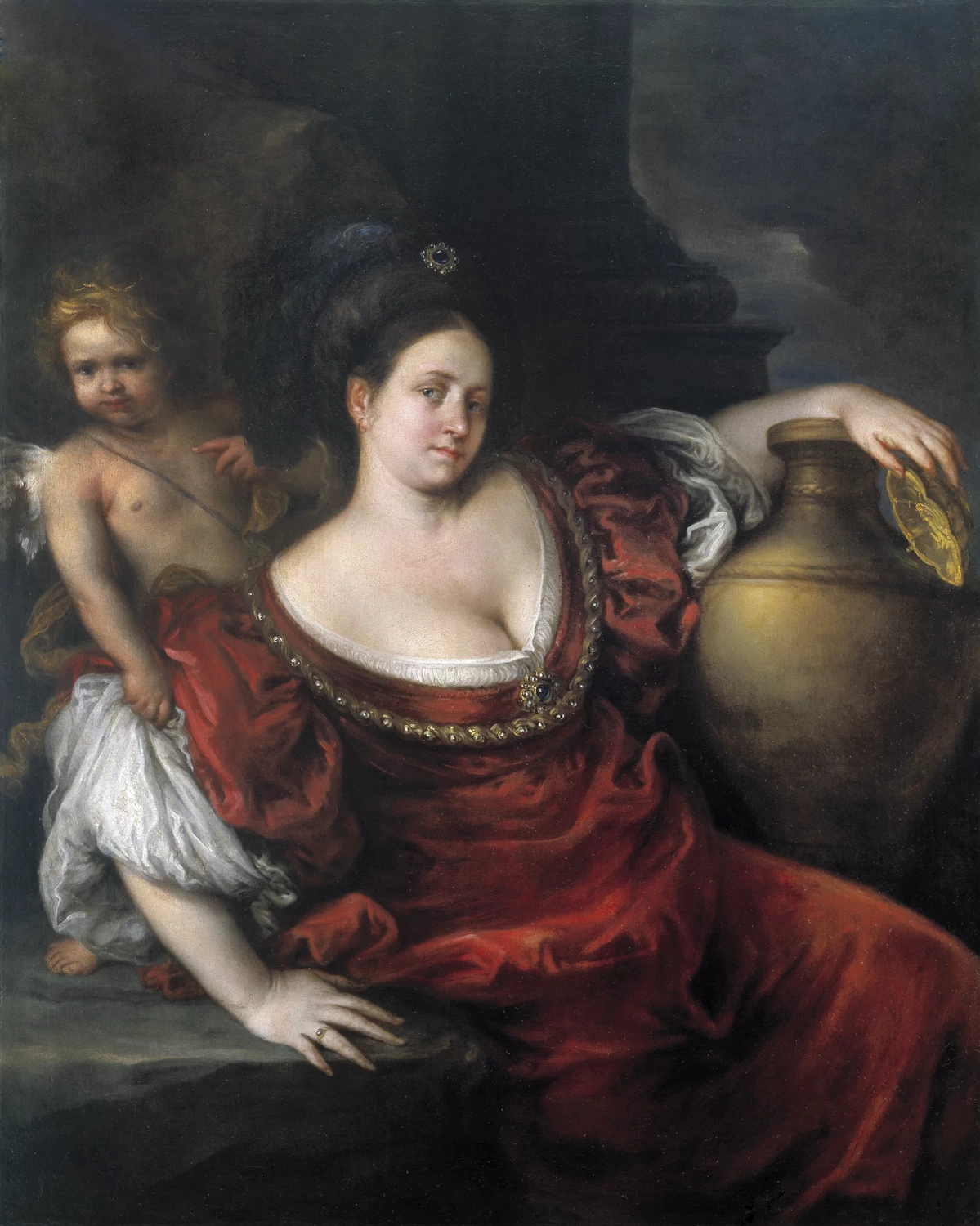 Artemisia II di Caria con l'urna contenente le ceneri del marito Mausolo